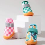 Anti-Slip Adjustable Velcro Outdoor Dog Boots