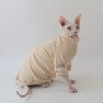 Cotton Solid Color Breathable Sphynx Cat Clothes