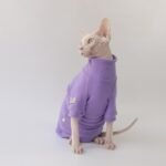 Cotton Solid Color Lightweight Fabric Sphynx Cat Clothes - Image 2