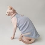 Cotton Solid Color Breathable Sphynx Cat Clothes