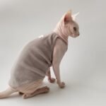 Cotton Solid Color Breathable Sphynx Cat Clothes - Image 6