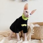 Cotton Turtleneck Windproof Sphynx Cat Clothes - Image 4