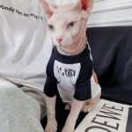 Cotton Print Breathable Sphynx Cat Clothes