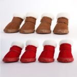 Anti-Slip Adjustable Velcro Waterproof Dog Boots - Image 8
