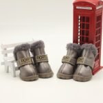 Cold-proof Adjustable Velcro Outdoor Dog Boots - Image 3