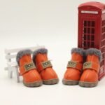 Cold-proof Adjustable Velcro Outdoor Dog Boots - Image 6