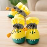 Anti-Slip drawstring Outdoor Dog Boots