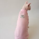Cotton Solid Color Windproof Sphynx Cat Clothes - Image 2