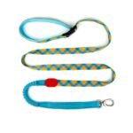 Multi-Use Hands-Free Dog Leash | Shock-Absorbing Bungee Leash with Dual Padded Handles for Large Dogs