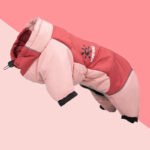 Full-Body Dog Snowsuit | Winter Coat with Back Zipper & High Collar, Padded Fleece-Lined Body Warmer - Image 15