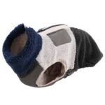 Fleece Dog Jacket | Warm Winter Dog Coat with Back Zipper, Color-Block Padded Pet Vest for Cold Weather - Image 6
