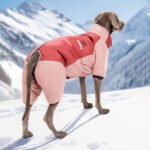 Full-Body Dog Snowsuit | Winter Coat with Back Zipper & High Collar, Padded Fleece-Lined Body Warmer - Image 3