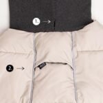 High Neck Dog Coat | Warm Padded Winter Jacket with Fleece Collar, Deep-Chest Fit for Medium Large Dogs - Image 8