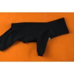 White Cotton-Blend Dog Jumpsuit - Warm Four-Legged Turtleneck for Italian Greyhounds - Image 9