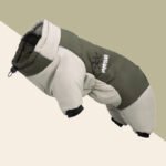 Full-Body Dog Snowsuit | Winter Coat with Back Zipper & High Collar, Padded Fleece-Lined Body Warmer - Image 14