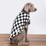 Checkered Fleece Vest - High-Warmth Pullover for Big Dogs & Fashionable Small Breeds - Image 3