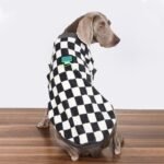 Checkered Fleece Vest - High-Warmth Pullover for Big Dogs & Fashionable Small Breeds - Image 6