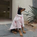 Luxurious Faux Mink Coat - Pink Thermal Jacket for Big Dogs (Doberman, Lab, Pitbull) - Image 2