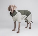 Full-Body Dog Snowsuit | Winter Coat with Back Zipper & High Collar, Padded Fleece-Lined Body Warmer - Image 12