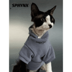 Sphynx Cat Hoodie - Fleece-Lined Cotton Winter Sweatshirt for Hairless Devon Cats - Image 9