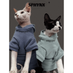 Sphynx Cat Hoodie - Fleece-Lined Cotton Winter Sweatshirt for Hairless Devon Cats - Image 7