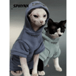 Sphynx Cat Hoodie - Fleece-Lined Cotton Winter Sweatshirt for Hairless Devon Cats - Image 6