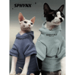 Sphynx Cat Hoodie - Fleece-Lined Cotton Winter Sweatshirt for Hairless Devon Cats - Image 5