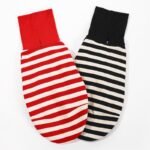 Red & White Striped Dog Sweater - High-Stretch Cotton Turtleneck for Italian Greyhounds - Image 8
