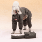 White duck down High Neck Four-legged jumpsuit Greyhound Clothes - Image 7