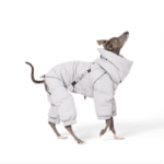 White duck down High Neck Four-legged jumpsuit Greyhound Clothes - Image 6