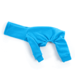 Cozy Solid Fleece Jumpsuit - High-Neck Thermal Base Layer for Whippets & Italian Greyhounds - Image 9