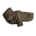 Insulated Quilted Padded Vest - High-Neck Snow & Windproof Coat for Large & Deep-Chested Dogs