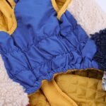 Fleece Dog Jacket | Warm Winter Dog Coat with Back Zipper, Color-Block Padded Pet Vest for Cold Weather - Image 11