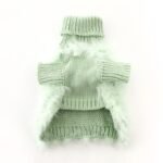 Luxury Pink Feather Trim Dog Sweater - Warm Knit Turtleneck for Italian Greyhounds - Image 15