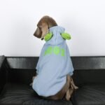 Sporty Fleece Lined Hoodie - "OZ" Graphic Thermal Sweatshirt for All Dog Sizes - Image 4