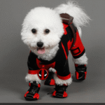 Deadpool Dog Cosplay Costume Set - Full Body Outfit with Boots & Harness for Small Dogs - Image 7
