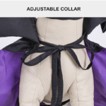 Witch Devil Horn Pet Costume Set - Dog Halloween Cape & Headband for Whippets & Cats - Image 2