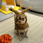 Funny Snail Halloween Pet Costume - Headband & Shell Outfit for Corgis & Small Dogs - Image 8