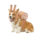 Funny Snail Halloween Pet Costume - Headband & Shell Outfit for Corgis & Small Dogs - Image 6