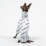 Graphic Logo Sighthound Jumpsuit - High-Stretch Pajamas for Italian Greyhounds & Whippets - Image 3