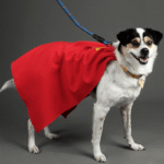Red Superhero Dog Cape - Adjustable Costume Poncho for Small to Large Pets - Image 8