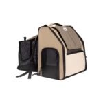 Lightweight Pet Backpack | Spacious Carrier for Large Cats & Small Dogs, Waterproof Oxford with Anti-Theft Zippers & Ventilated Mesh - Image 6